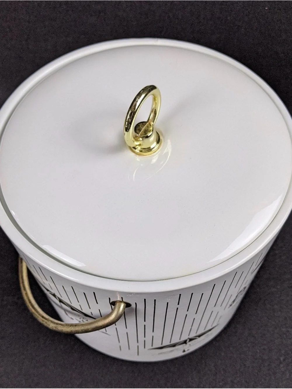 Vintage Mid-Century Travelers Insurance Agency  Ice Bucket - Designed by Rongo